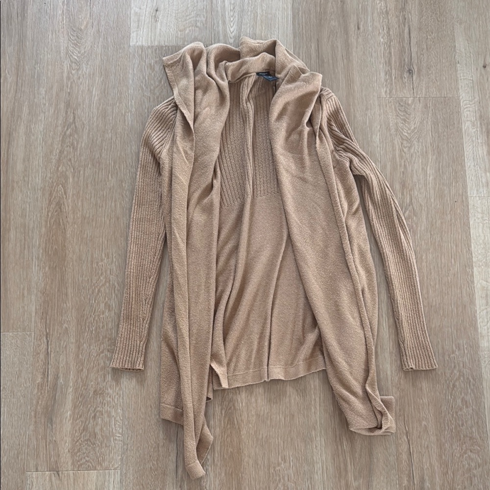 Anne Taylor Beige Women's Sweater Cardigan
